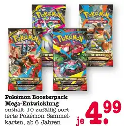 E-Center Pokémon boosterpack mega-entwicklung Angebot