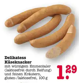 E-Center Delikatess käseknacker Angebot