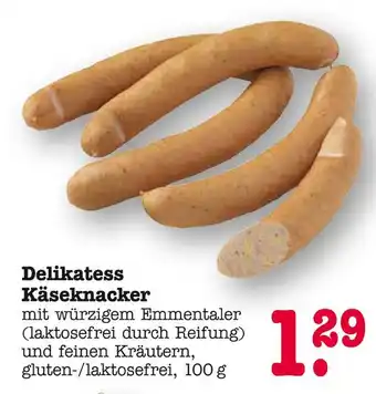 E-Center Delikatess käseknacker Angebot