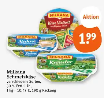 tegut Milkana käse vielfalt Angebot