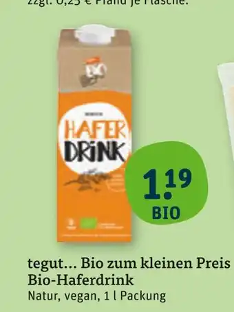 tegut Tegut... bio-haferdrink Angebot