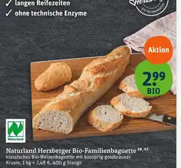 tegut Naturland herzberger bio-familienbaguette Angebot