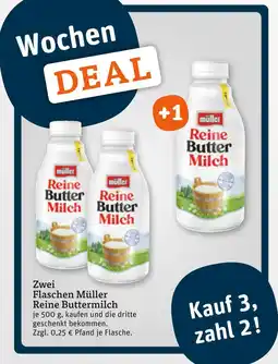 tegut Müller reine buttermilch Angebot