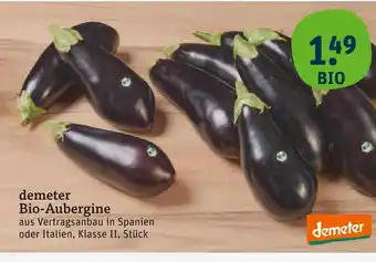 tegut Demeter bio-aubergine Angebot
