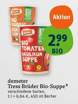 tegut Demeter tress brüder bio-suppe Angebot