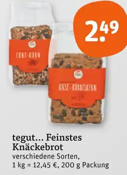 tegut Tegut... feinstes knäckebrot Angebot