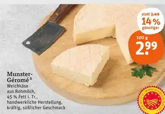tegut Munster-géromé Angebot