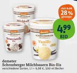 tegut Demeter schrozberger milchbauern bio-eis vanille Angebot