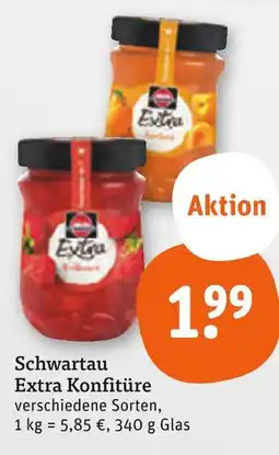 tegut Schwartau extra konfitüre erdbeere Angebot