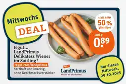 tegut Tegut... landprimus delikatess wiener im saitling Angebot