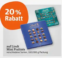 tegut Lindt mini pralinés Angebot