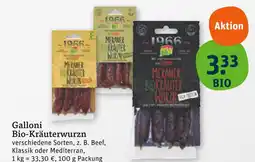 tegut Galloni bio-kräuterwurz'n beef Angebot