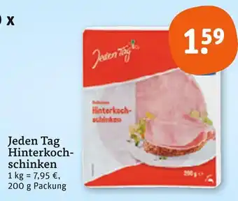 tegut Jeden tag hinterkochschinken Angebot