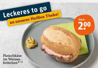 tegut Fleischkäse im weizenbrötchen Angebot