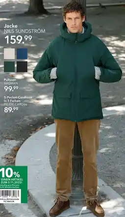 Peek & Cloppenburg Hamburg Nils sundström jacke Angebot