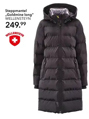 Peek & Cloppenburg Hamburg Wellensteyn steppmantel goldmine long Angebot