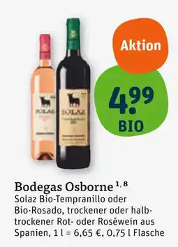 tegut Bodegas osborne solaz bio-tempranillo Angebot