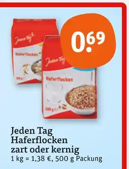 tegut Jeden tag haferflocken zart oder kernig Angebot