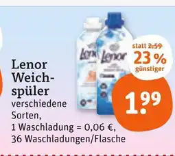 tegut Lenor weichspüler Angebot