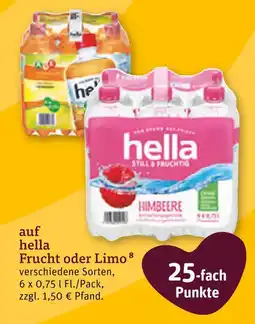tegut Hella frucht oder limo Angebot