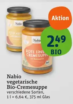 tegut Nabio rote linsen bio-cremesuppe Angebot
