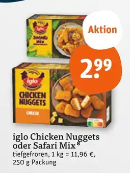 tegut Iglo chicken nuggets Angebot