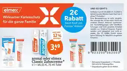 tegut Elmex classic zahncreme Angebot