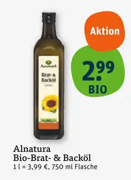 tegut Alnatura bio-brat- & backöl Angebot