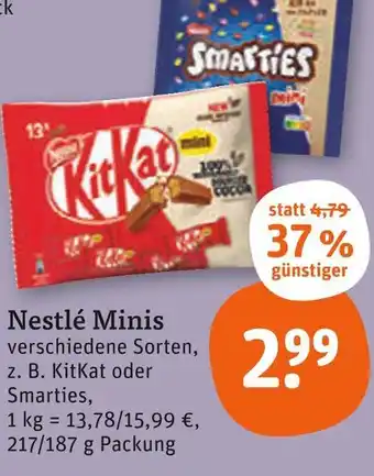 tegut Nestlé minis kitkat Angebot