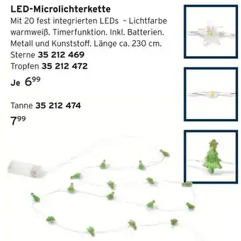 Tchibo Led-microlichterkette sterne Angebot