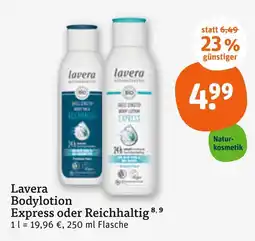 tegut Lavera bodylotion express Angebot