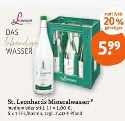 tegut St. leonhards quellen st. leonhards mineralwasser Angebot