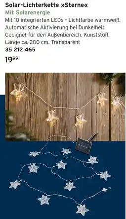Tchibo Solar-lichterkette sterne Angebot