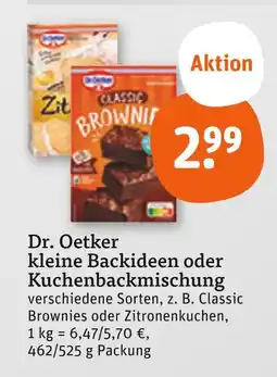 tegut Dr. oetker classic brownies Angebot