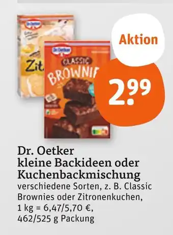 tegut Dr. oetker classic brownies Angebot