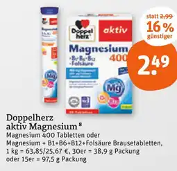 tegut Doppelherz aktiv magnesium Angebot