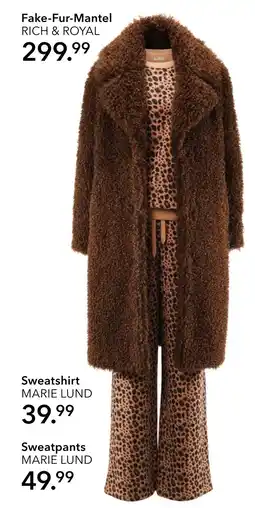 Peek & Cloppenburg Hamburg Rich & royal fake-fur-mantel Angebot