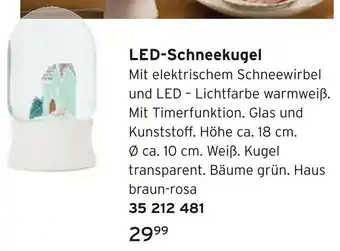 Tchibo Led-schneekugel Angebot