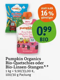 tegut Pumpkin organics bio-quetschies Angebot