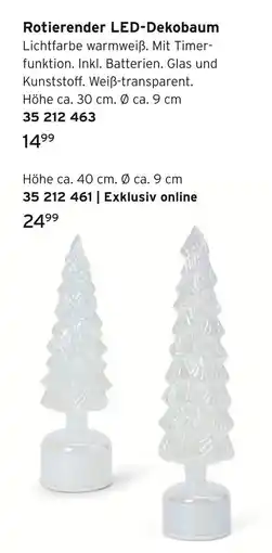 Tchibo Rotierender led-dekobaum Angebot