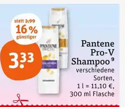 tegut Pantene pro-v shampoo Angebot