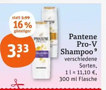 tegut Pantene pro-v shampoo Angebot