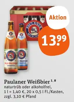 tegut Paulaner weißbier Angebot