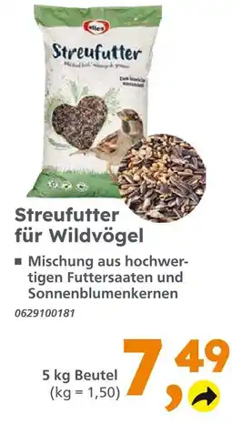 Globus Baumarkt Streufutter für wildvögel Angebot