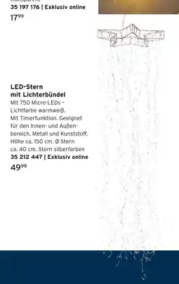 Tchibo Led-stern mit lichterbündel Angebot