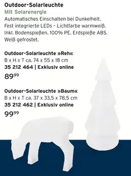 Tchibo Outdoor-solarleuchte reh Angebot