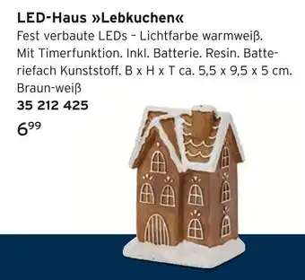 Tchibo Led-haus lebkuchen Angebot