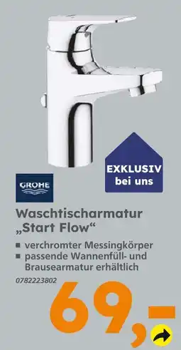 Globus Baumarkt Grohe waschtischarmatur start flow Angebot