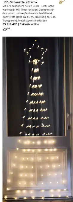 Led-silhouette stern