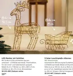 Tchibo Led-rentier mit schlitten Angebot